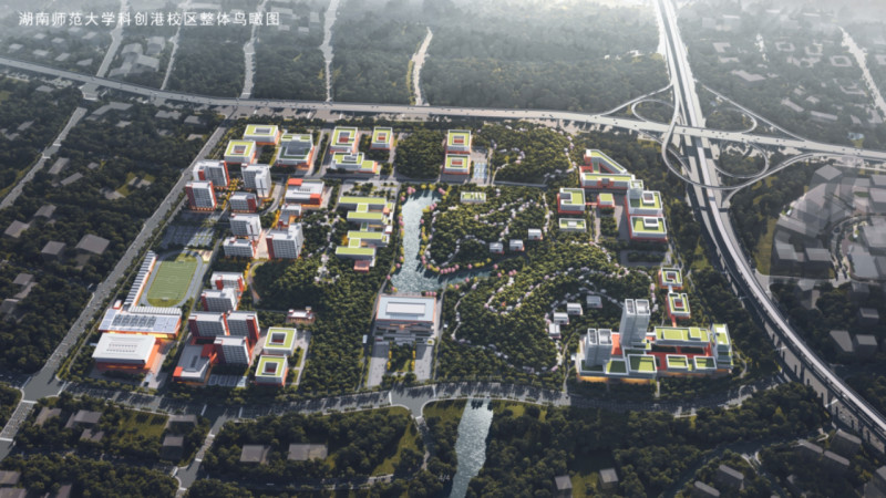 湖南师范大学科创港效果图 湖南师范大学科创港效果图