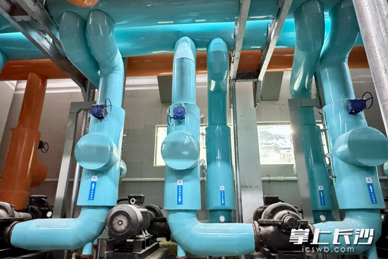 项目应用的流量监控节水设备。 项目应用的流量监控节水设备。