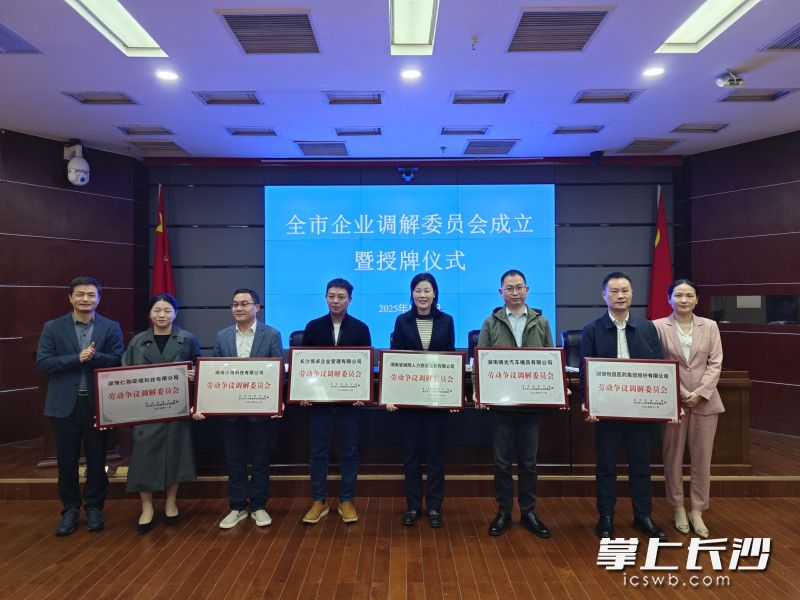 今后,企业调解委员会将公正、及时地处理公司内部劳动争议,保障企业与员工的合法权益,维护正常的生产经营秩序,发展和谐稳定的劳动关系。 今后,企业调解委员会将公正、及时地处理公司内部劳动争议,保障企业与员工的合法权益,维护正常的生产经营秩序,发展和谐稳定的劳动关系。