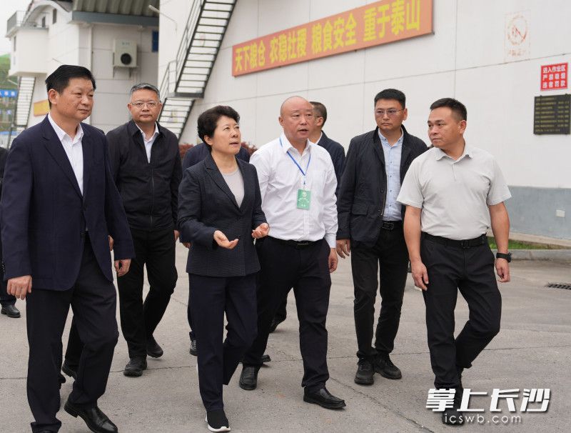 吴桂英来到天华粮食购销有限公司(路口储备库)。 吴桂英来到天华粮食购销有限公司(路口储备库)。