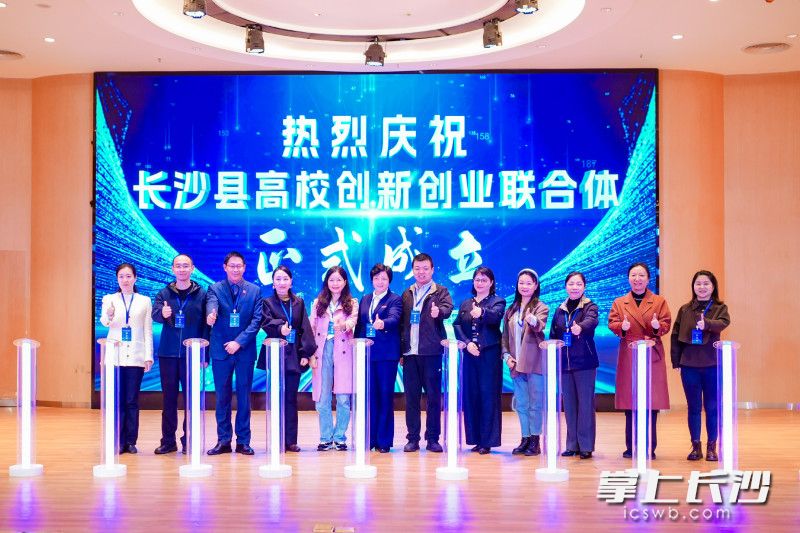 长沙县高校创新创业联合体启动。