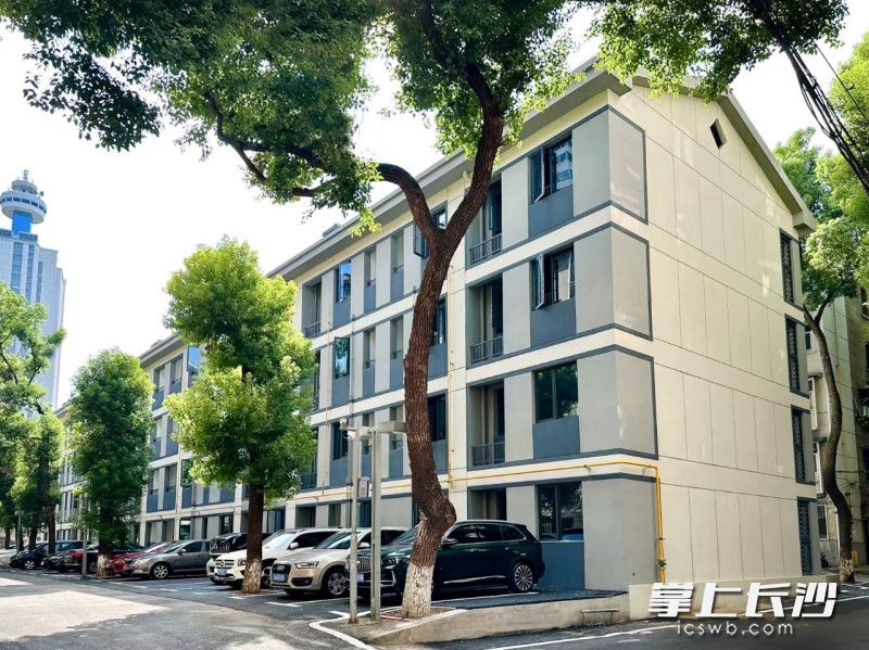 湘农桥社区二区9栋重建后。 湘农桥社区二区9栋重建后。