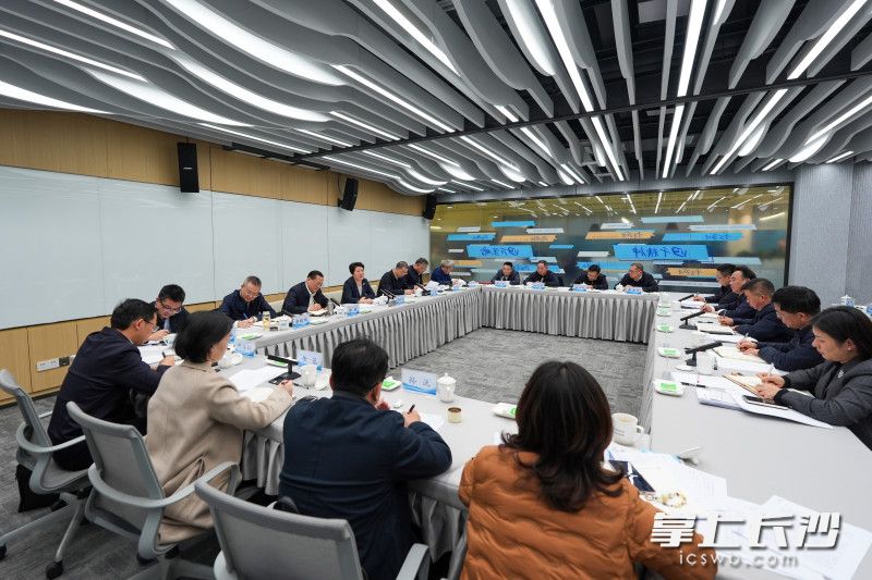 11月18日，省委常委、市委书记吴桂英在望城区宣讲党的二十届四中全会精神，调研经济社会发展情况。