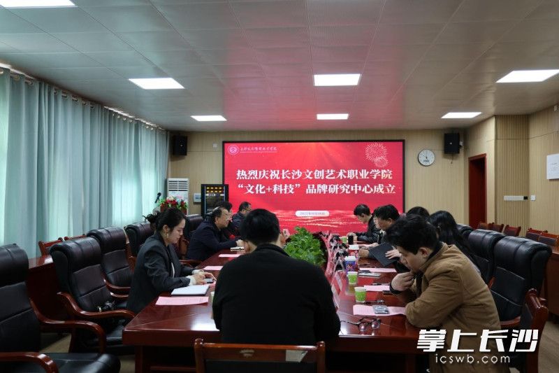 “文化+科技”品牌研究中心专家圆桌对谈。 “文化+科技”品牌研究中心专家圆桌对谈。