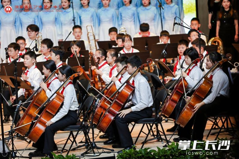 特邀湖南青少年交响乐团现场伴奏。