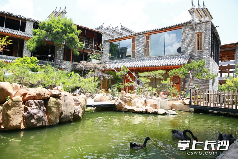 灰汤镇的大夫第楚园民宿静待迎客。受访方供图 灰汤镇的大夫第楚园民宿静待迎客。受访方供图