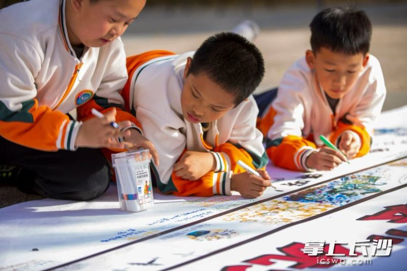 11月26日至27日，芙蓉区“美育浸润行动”展示研讨活动在一中双语实验中学与马坡岭小学举行。照片由学校提供