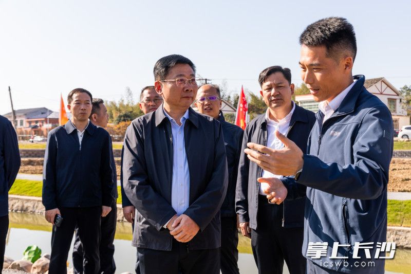 11月30日下午，市委副书记、代市长陈博彰在长沙县“我在开慧有丘田”体验中心调研。