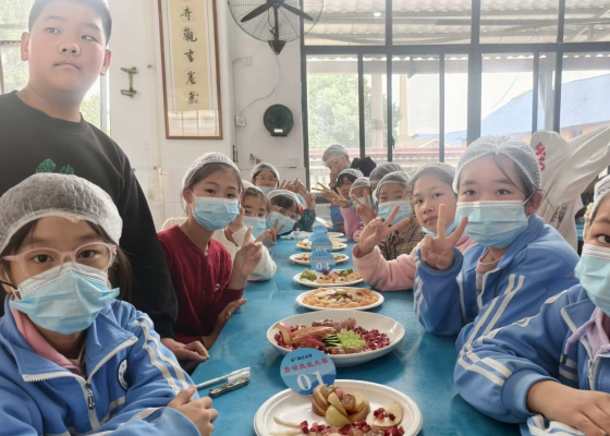 滨江小学关工委组织开展学生“劳动大比拼”活动。通讯员供图