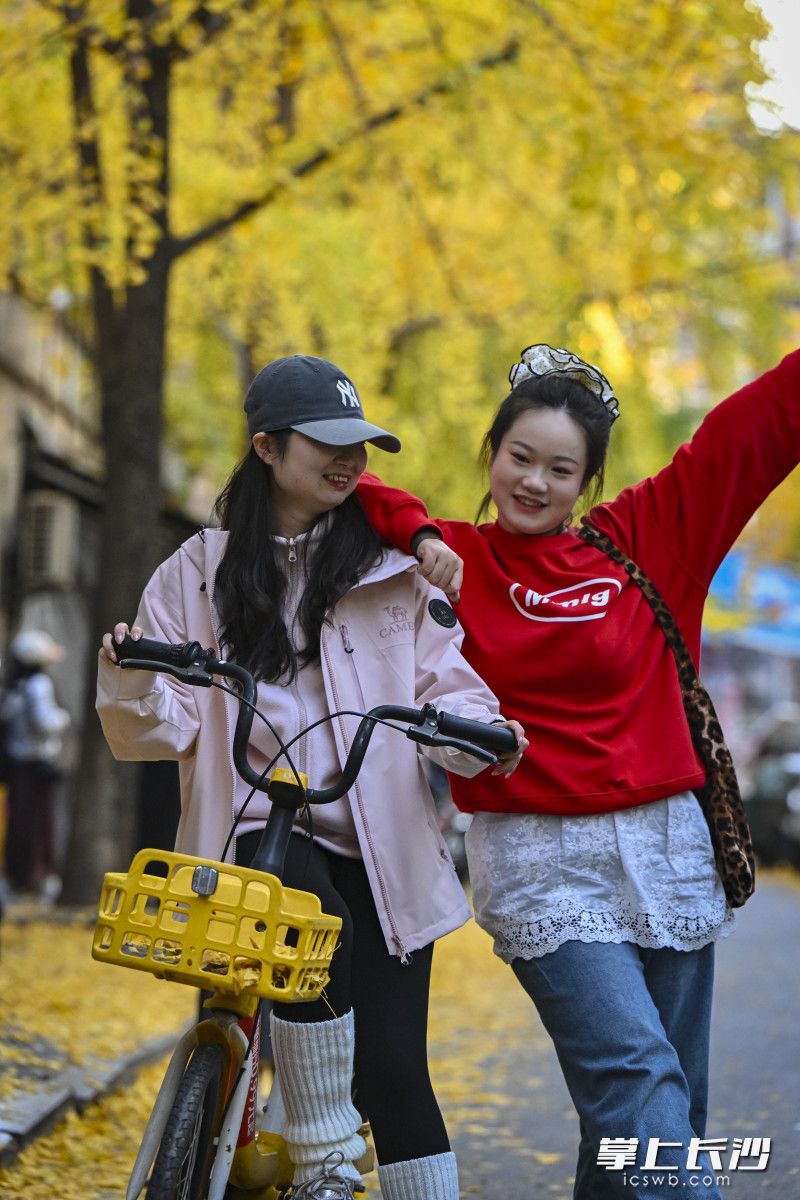 游客拍照留念。