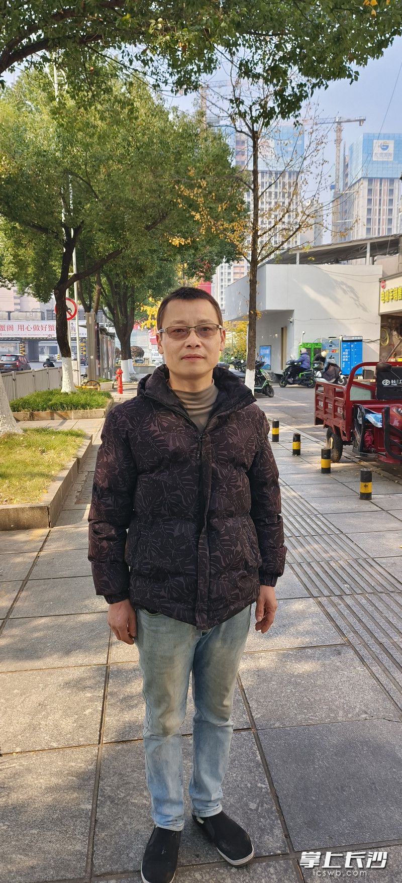 救人者彭浩。 长沙晚报全媒体记者 周小华 摄 救人者彭浩。 长沙晚报全媒体记者 周小华 摄