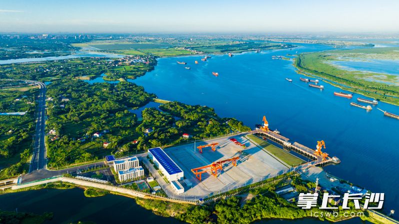 虞公港一期开港运营，助力长株潭通江达海。