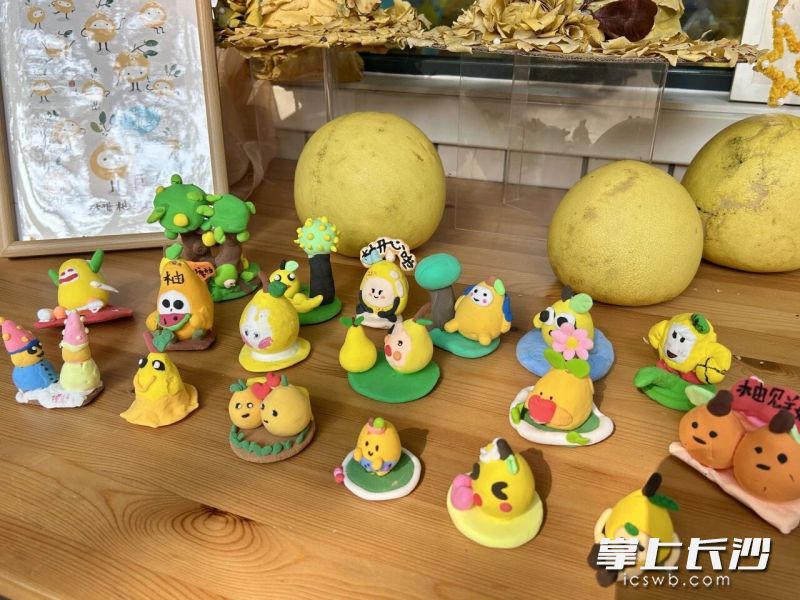 生动的柚子创意作品。