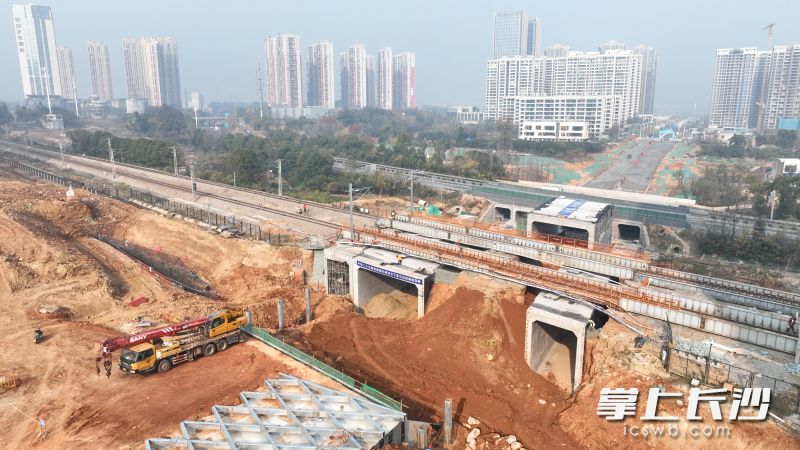 施工现场。 施工现场。