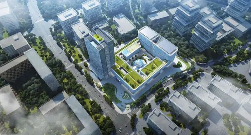 万兴科技(长沙)创意科学园效果图。受访者供图 万兴科技(长沙)创意科学园效果图。受访者供图