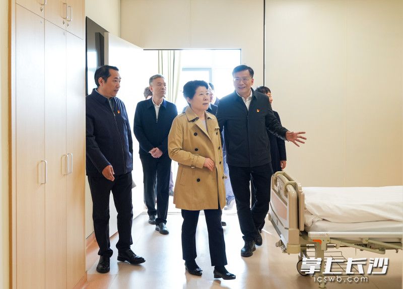 长沙市公共卫生救治中心改扩建项目调研现场。 长沙市公共卫生救治中心改扩建项目调研现场。