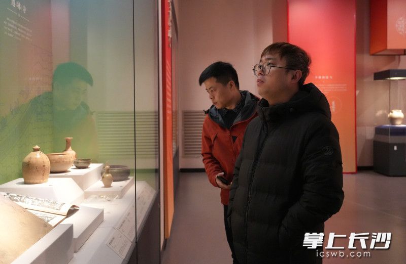 12月26日，“春风无限潇湘意——湖南唐代文化展”展在长沙铜官窑博物馆开展。 长沙晚报全媒体记者 邹麟 摄