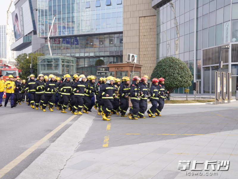 演练现场。 演练现场。