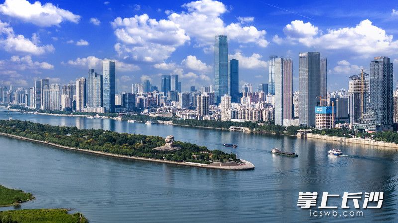 航拍山水洲城。资料图片 航拍山水洲城。资料图片