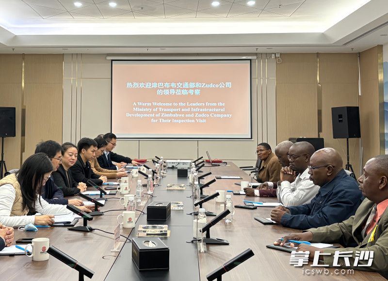 自贸雨花区块企业与津巴布韦企业现场签约。全媒体记者 周游 摄