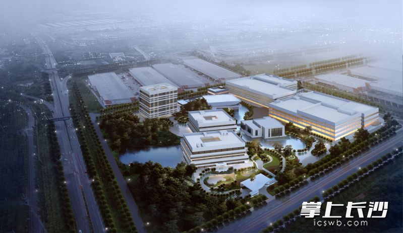 湖南东映碳材料科技股份有限公司效果图。 受访者供图