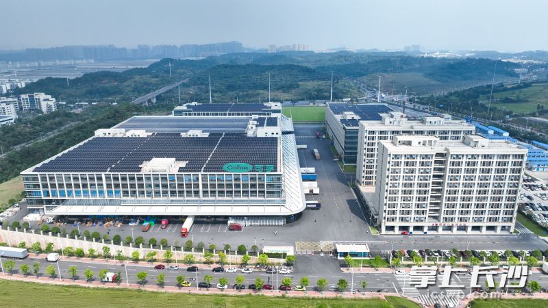 位于长沙雨花区的可孚医疗长沙总部生产基地。长沙晚报通讯员 罗晓旭 供图