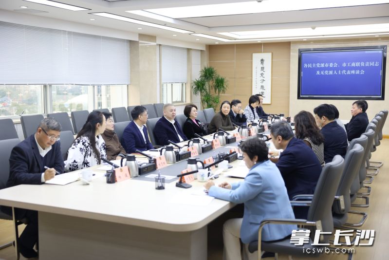 座谈会现场。 长沙晚报全媒体记者 盛磊 摄 座谈会现场。 长沙晚报全媒体记者 盛磊 摄