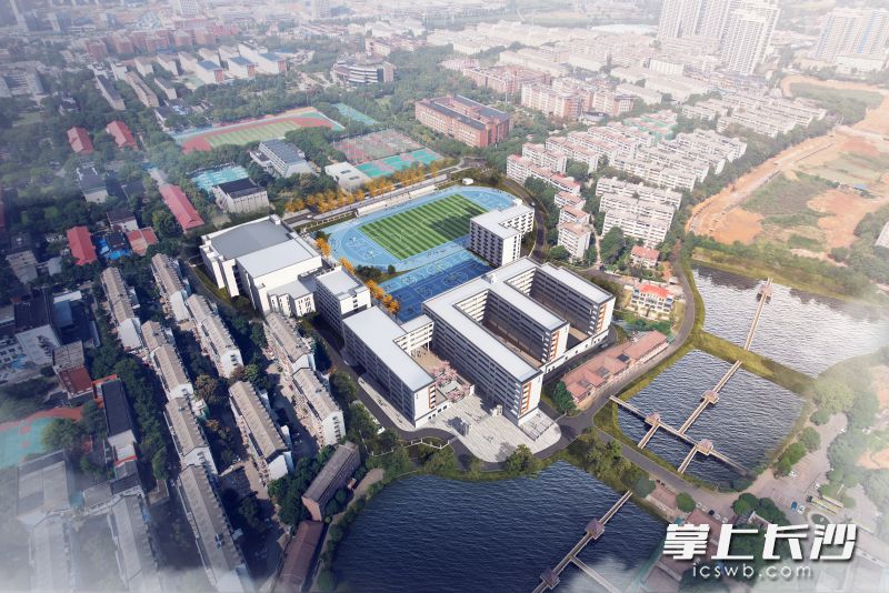 湘郡培粹实验中学隆平校区设计效果图 湘郡培粹实验中学隆平校区设计效果图