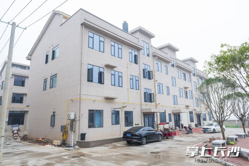 集镇新区安置区即将成为居民新的幸福家园。 均为长沙晚报通讯员刘思源摄