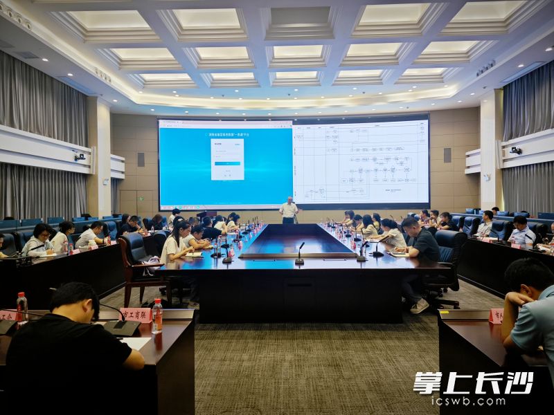 2025年9月4日，长沙市数据局组织开展基层报表“只报一次”专题业务培训。 长沙晚报通讯员李孟哲供图