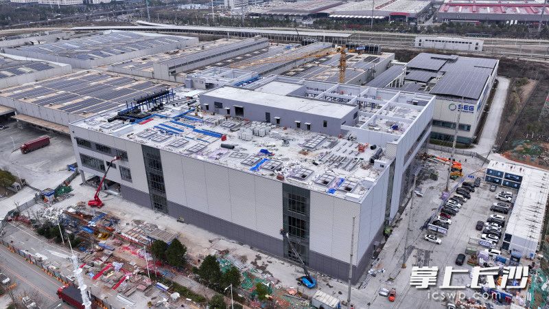 索恩格新能源基地项目。 均为长沙晚报全媒体记者王志伟摄