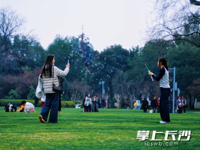 8日，长沙迎来阳光，市民纷纷走出家门。长沙晚报全媒体记者 舒元臻摄