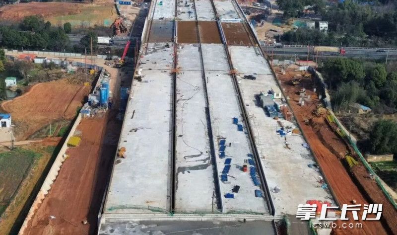 项目建设现场。长沙晚报通讯员 周栋麒 供图