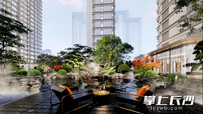 位于五一广场附近的融华天玺项目已经亮相。图为该项目效果示意图