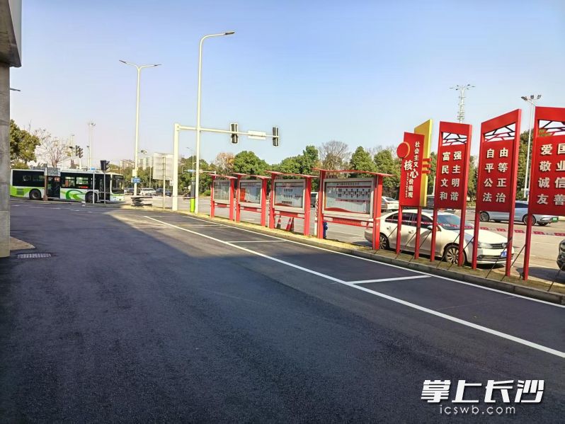 道路改造后焕然一新。 长沙晚报通讯员 徐曼 供图