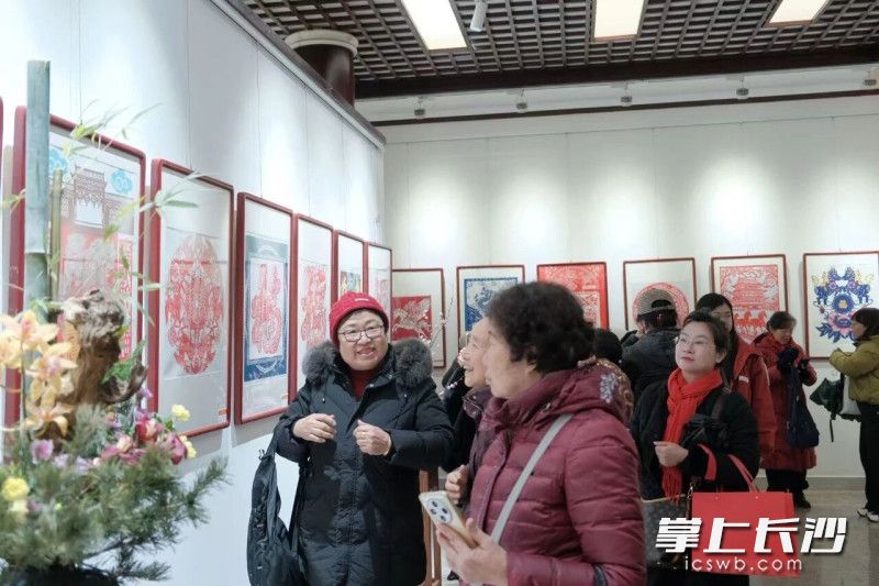 剪纸展厅。