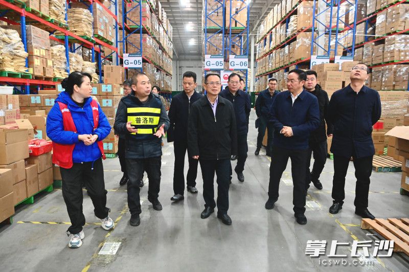 12日，市人大常委会主任罗缵吉带队前往望城区督导检查安全生产工作。 长沙晚报全媒体记者 刘晓敏 摄