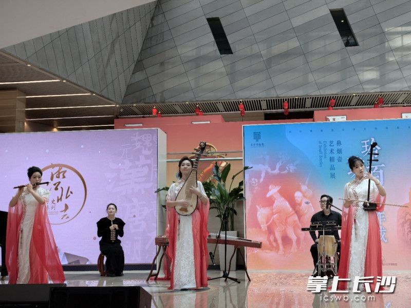 “音乐长沙·博物聆今”专场文艺演出现场。