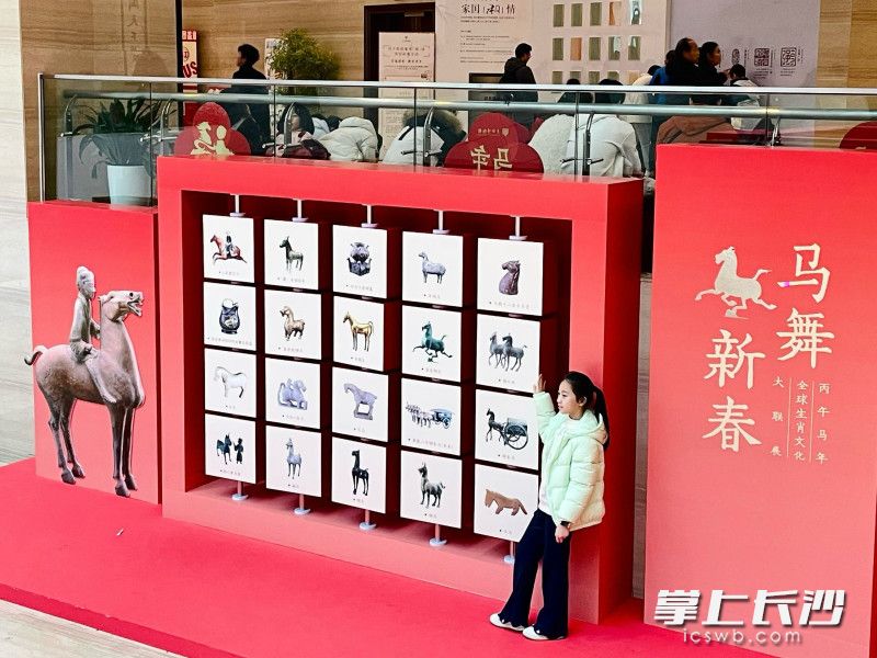 市民正在打卡拍照。