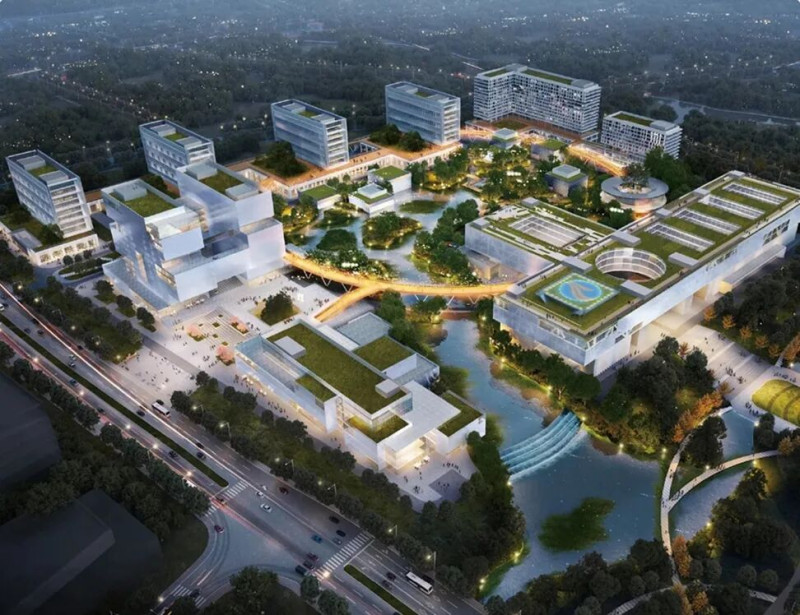 湖南钢铁集团技术研究院设计效果图。