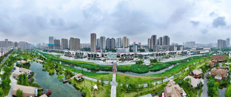 圭塘河。梁山 摄