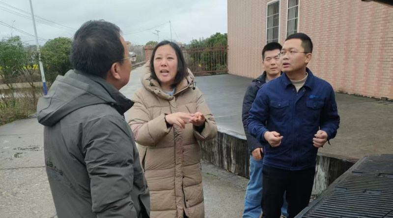 衡阳监测中心开展“师傅带徒”实战培训。通讯员供图