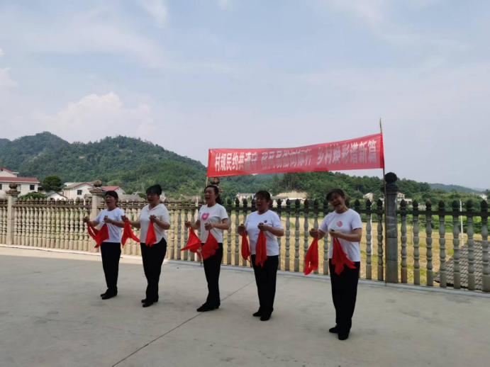 北山镇用快板唱出文明新风。图片来源于“文明长沙”