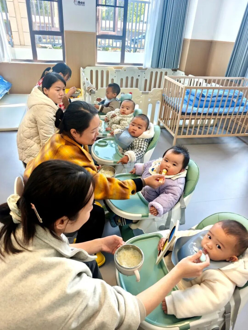 家门口的普惠托育园，结局了双职工家庭的难题。图片来源于湘江新区融媒体中心