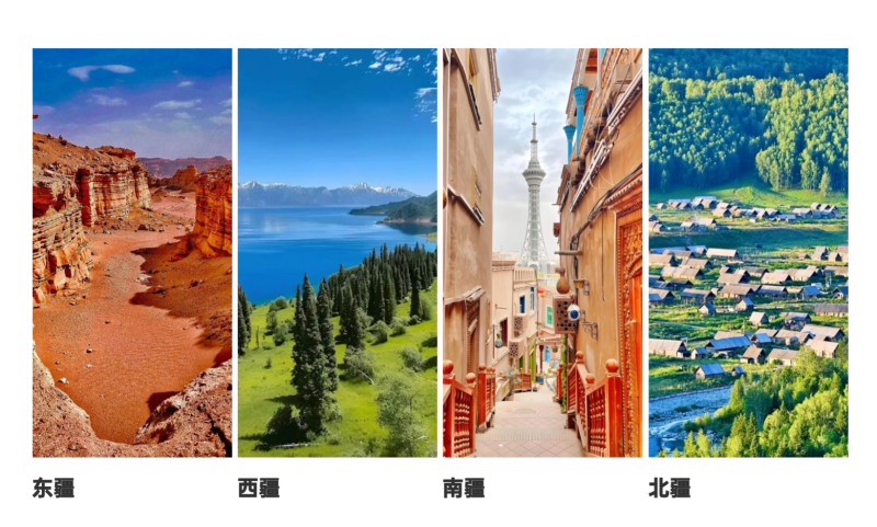 串联东疆→北疆→西疆→南疆，全景体验千年丝路文化。