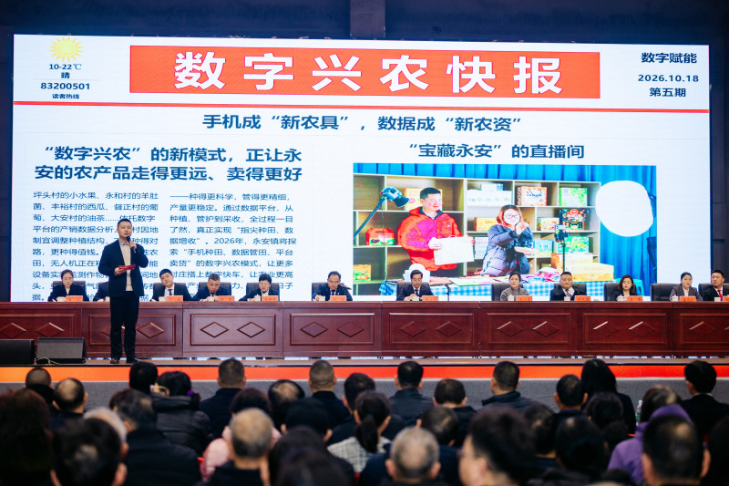 永安镇以“未来新闻播报” 形式，将 2026年发展规划转化为可知可感的“新闻现场”。长沙晚报通讯员 陈淑敏供图