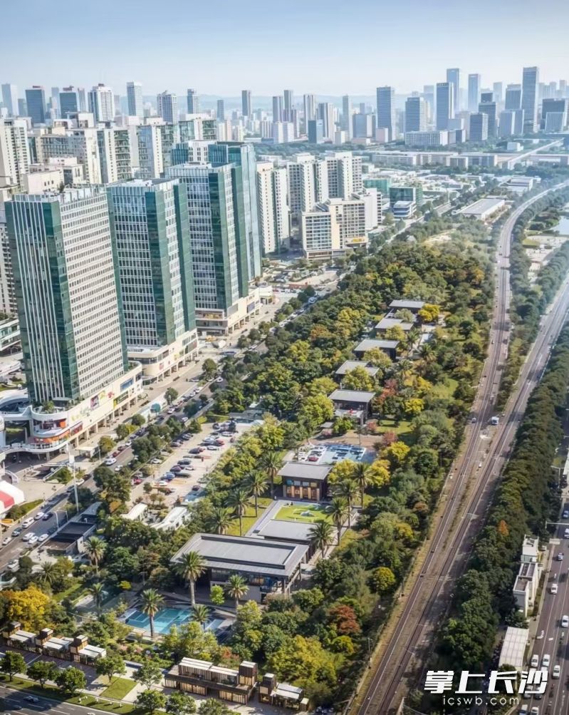 长沙铁路体育文化公园效果图。 除署名外均为长沙晚报通讯员 杨金竹 供图