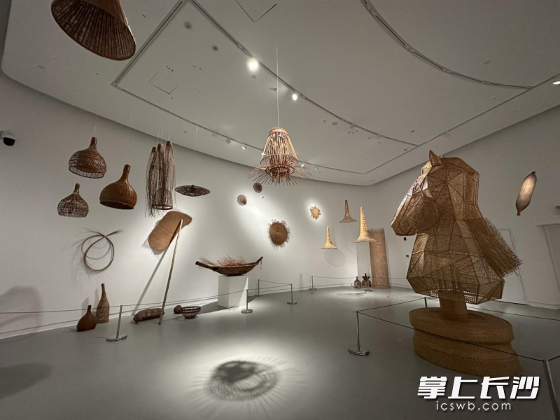 竹编空间，艺术家：周健。 均为通讯员供图