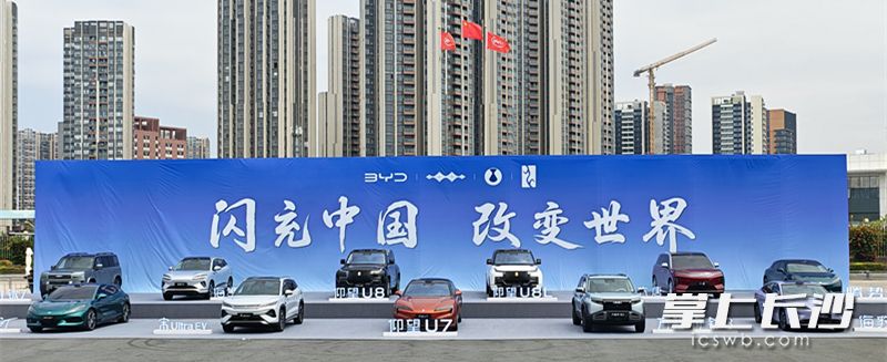 携第二代刀片电池及闪充技术上新，比亚迪在2026年新车市场打响重炮。 长沙晚报全媒体记者 曹开阳 摄