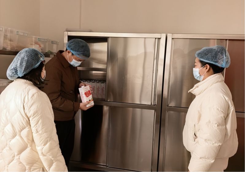 雨花区东山街道开展春季学校食品安全专项检查。通讯员供图